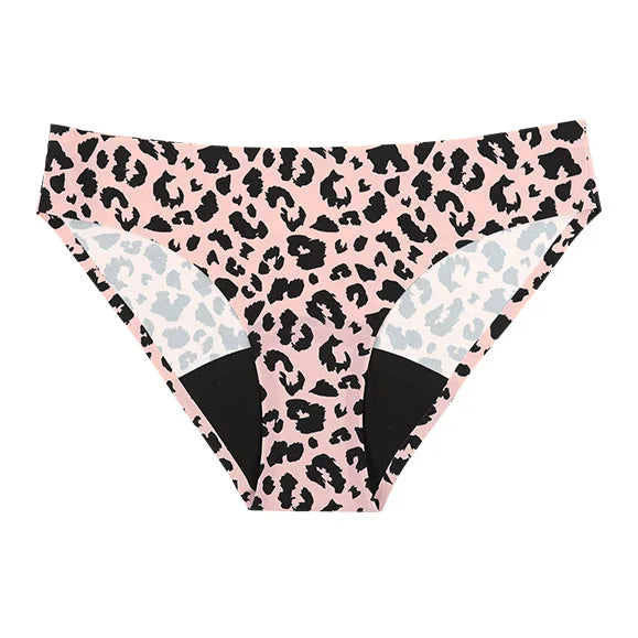 Leopard Print Leakproof Menstrual Briefs