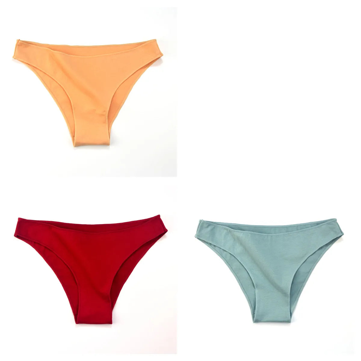 3-Pack Cotton Low-Rise Seamless Briefs