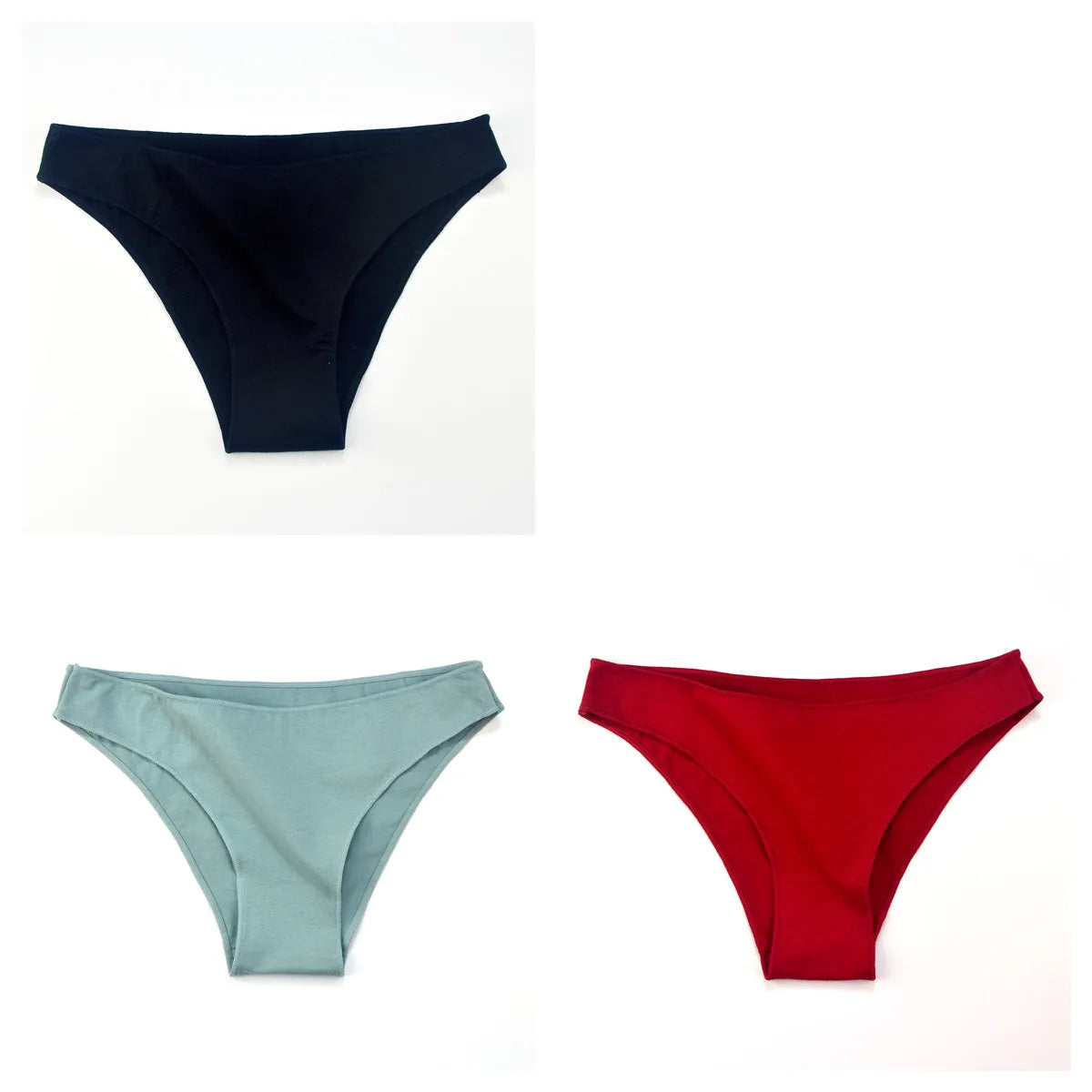 3-Pack Cotton Low-Rise Seamless Briefs