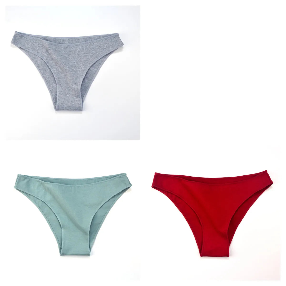 3-Pack Cotton Low-Rise Seamless Briefs