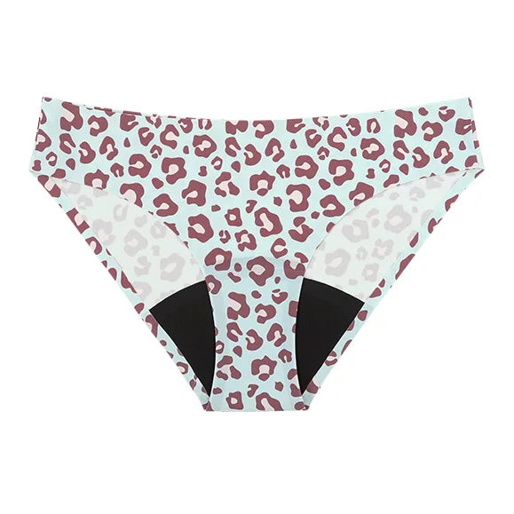 Leopard Print Leakproof Menstrual Briefs