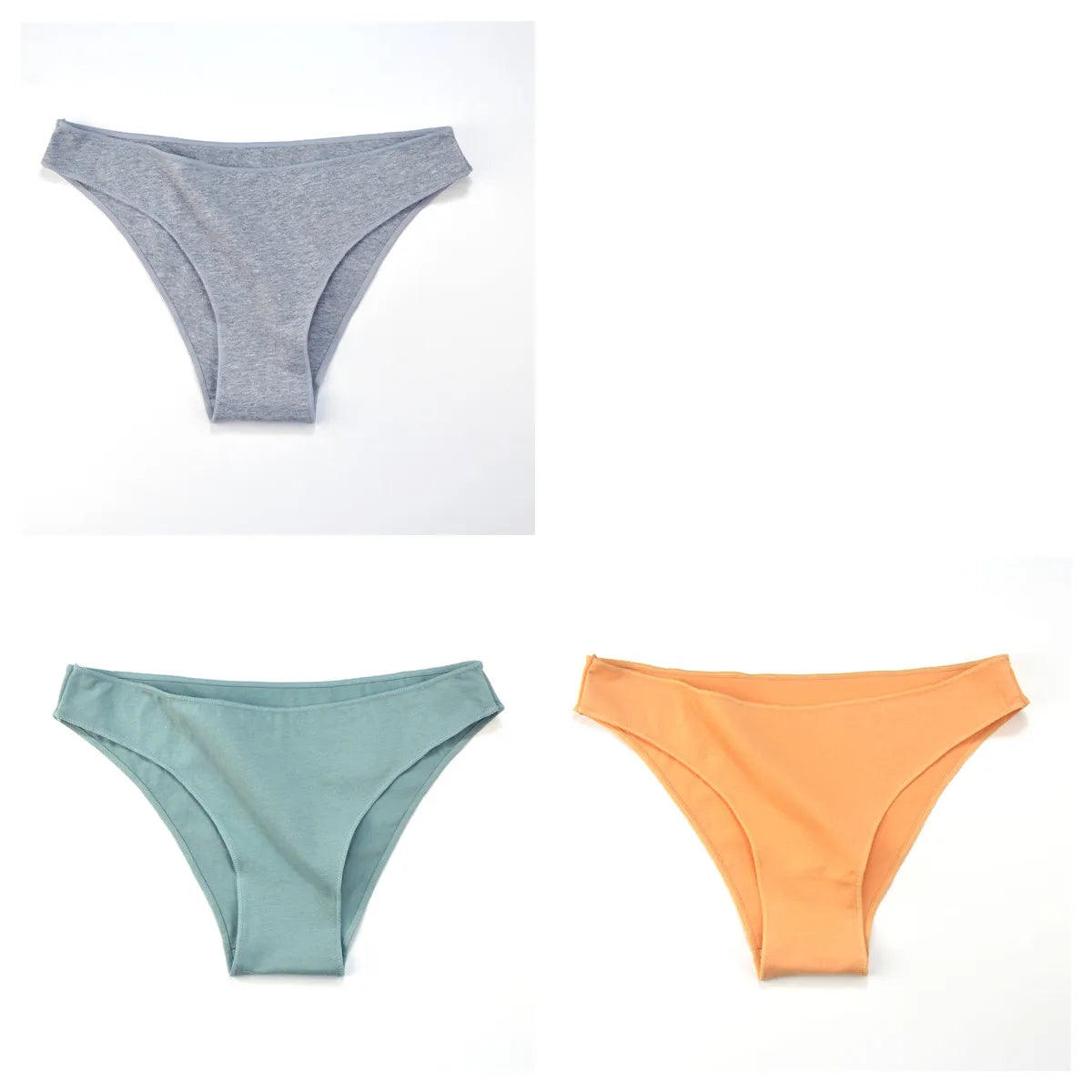 3-Pack Cotton Low-Rise Seamless Briefs