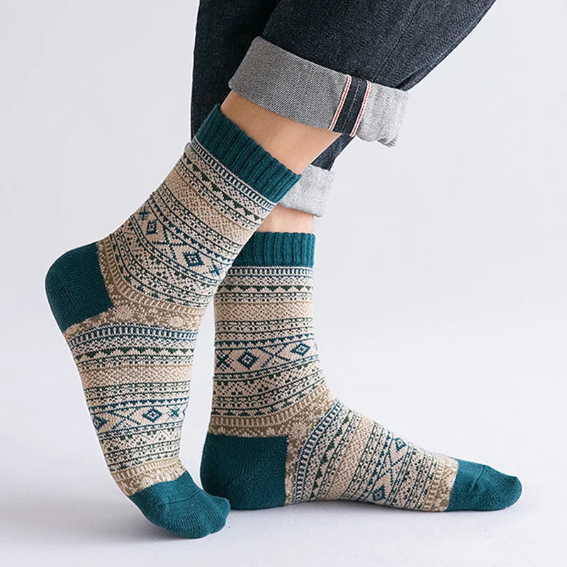 5 Pairs Winter Wool Socks