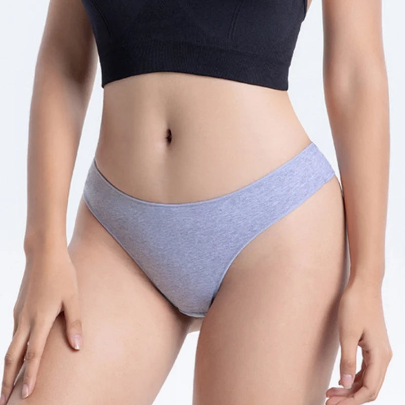 3-Pack Cotton Low-Rise Seamless Briefs