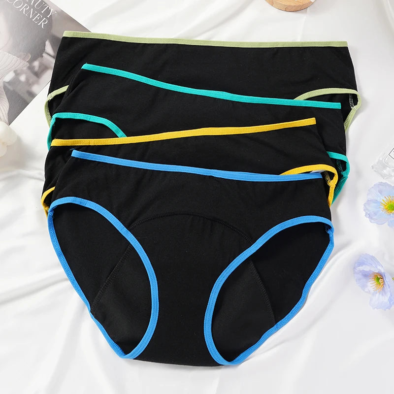 Leak-Proof Cotton Menstrual Briefs