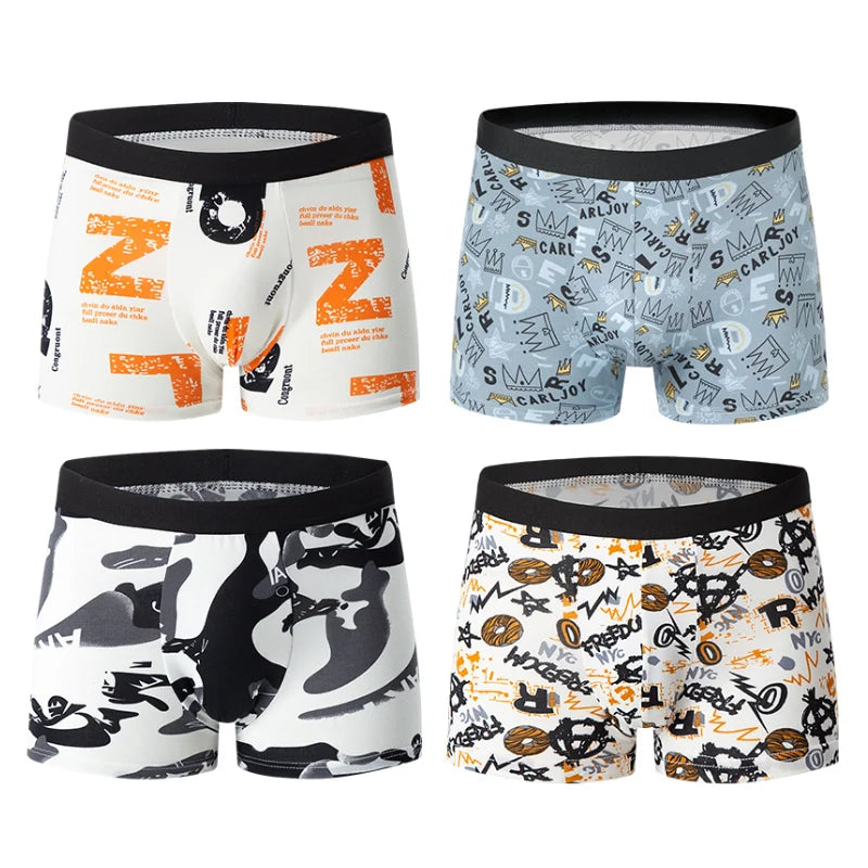 4 Pack Breathable Boxers