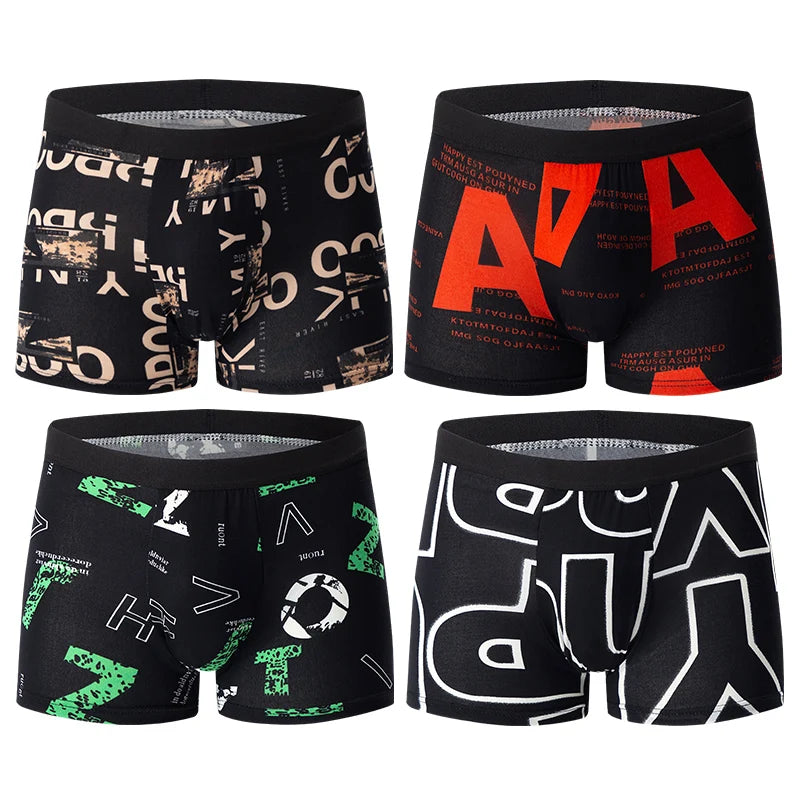 4 Pack Breathable Boxers