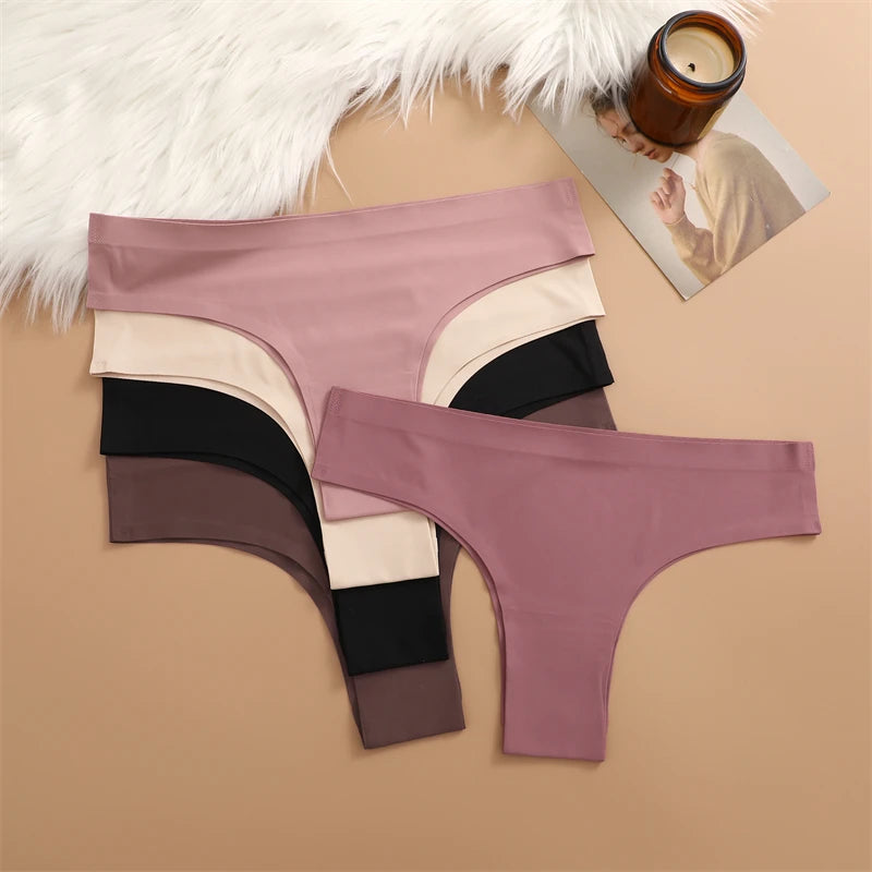 3-Pack Ultra-Thin Seamless Brazilian Panties