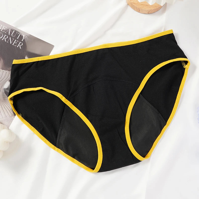 Leak-Proof Cotton Menstrual Briefs