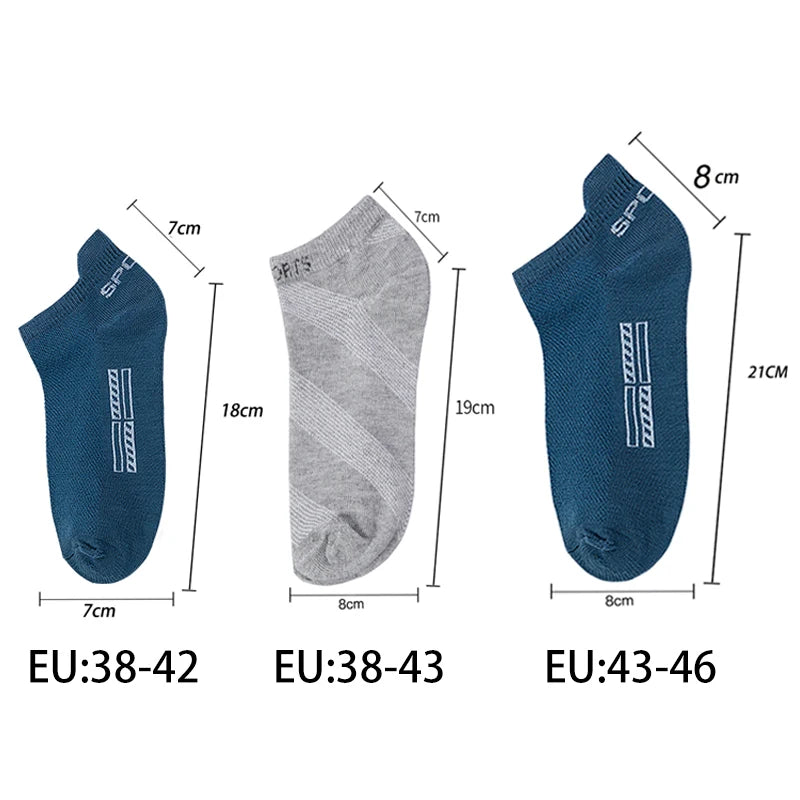 5 Paar atmungsaktive Baumwollsocken