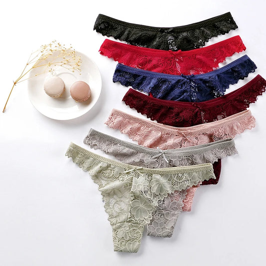 3-Pack Sexy Lace Thong G-Strings