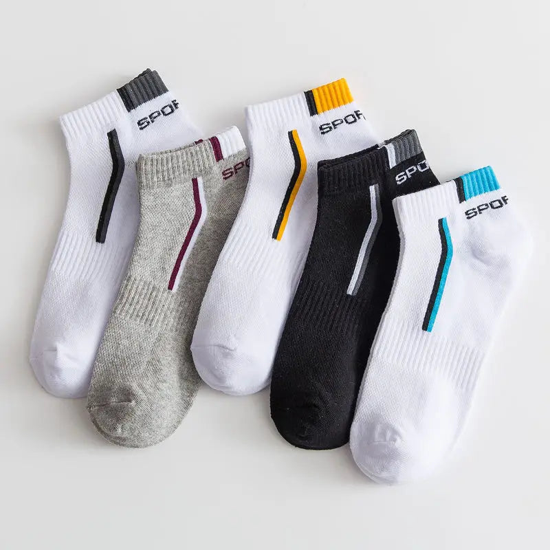 5pairs of Cotton Sports Socks