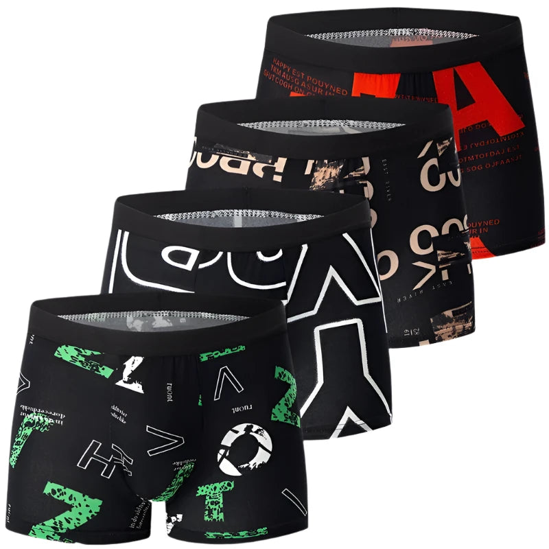 4 Pack Breathable Boxers