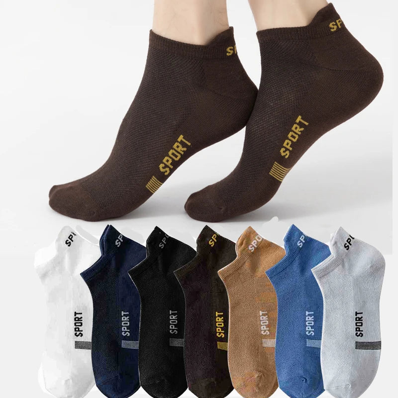 4 Pairs Breathable Cotton Socks