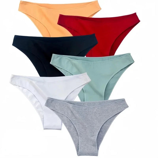 3-Pack Cotton Low-Rise Seamless Briefs